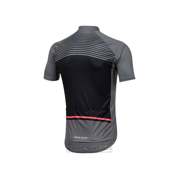 2021 Fahrradbekleidung Pearl Izumi Tief Grau Trikot Kurzarm und Tragerhose - zum Schließen ins Bild klicken